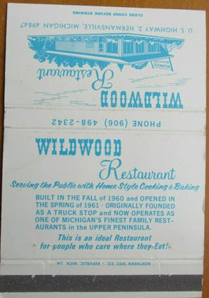Wildwood Country Kitchen - Matchbook
